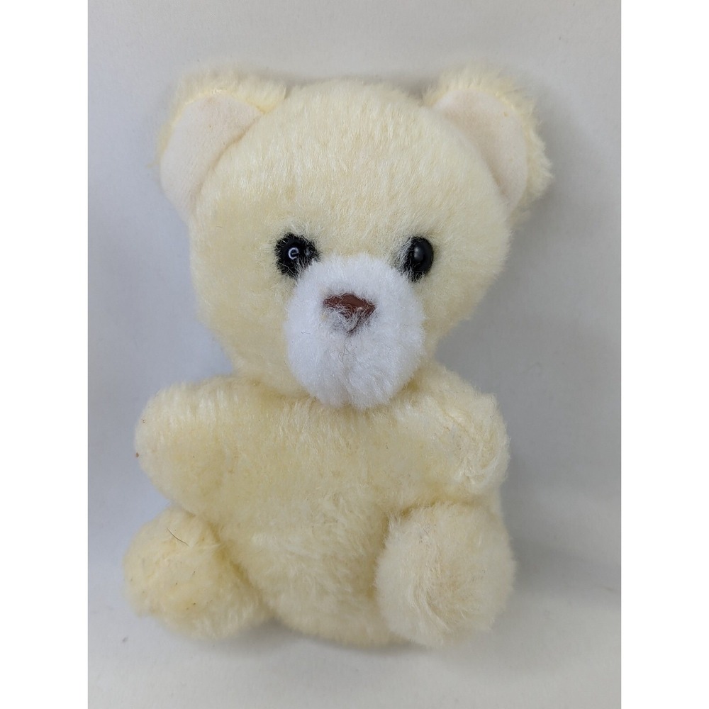 Gund Cream Bear Plush 5 Inch 1981 Stuffed Animal Toy